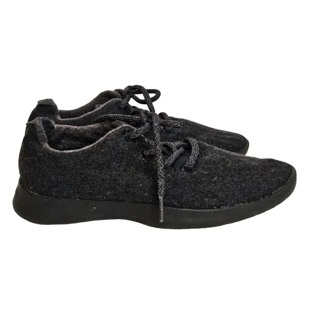Allbirds The Wool Runners Natural Black Women's 9 Casual‎ Neutral